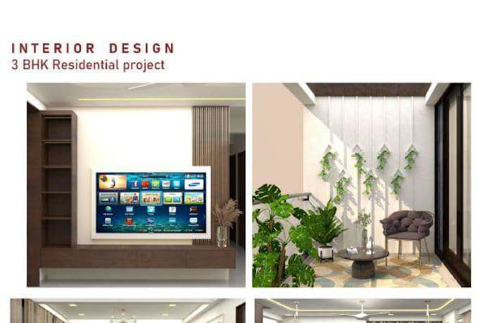 create aesthetic moodboards and interior design